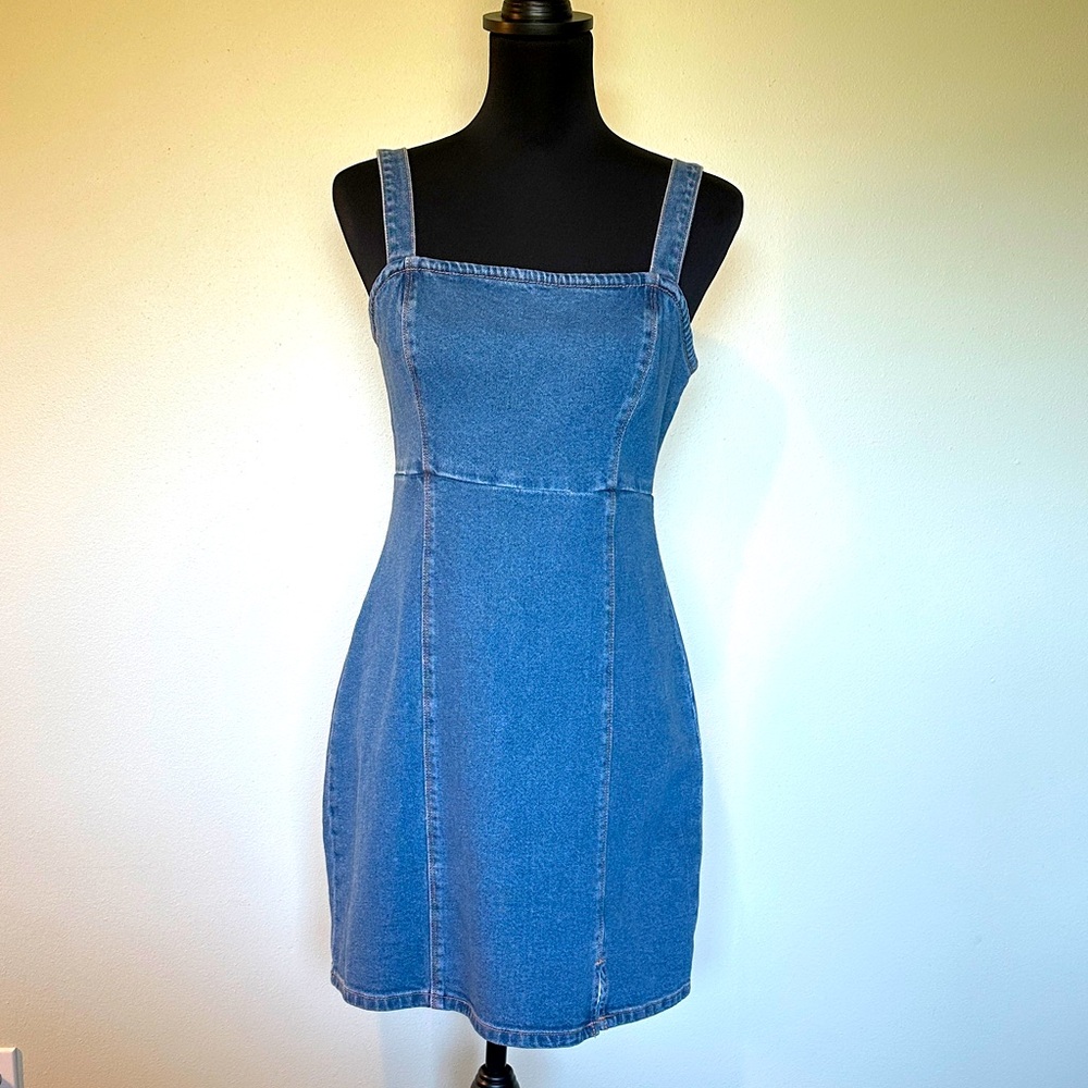 Hollister Blue Denim Mini Dress